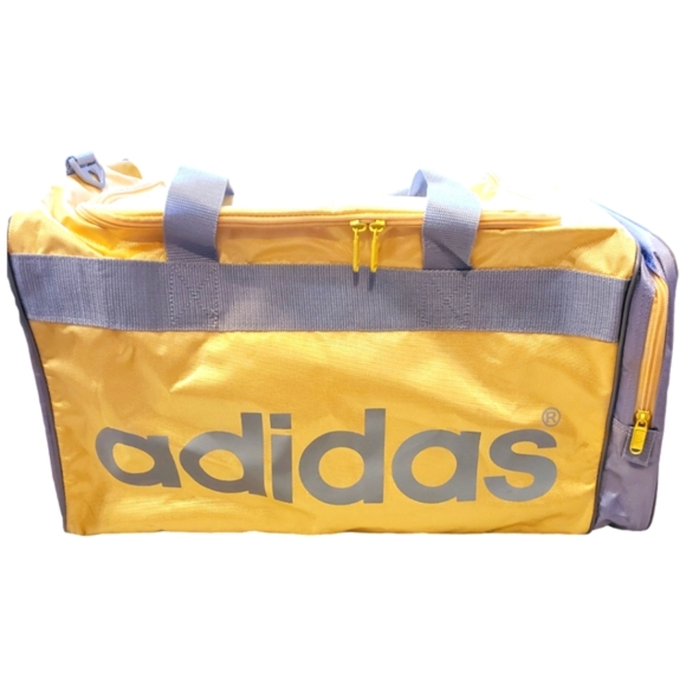 COPY - Yellow and Gray Adidas Duffel Bag